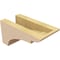 Ekena Millwork 4"W x 8"D x 4"H Wide Yorktown Rough Cedar Woodgrain TimberThane Corbel, Primed Tan CORUR04X08X04YORRCPR - alternate 4